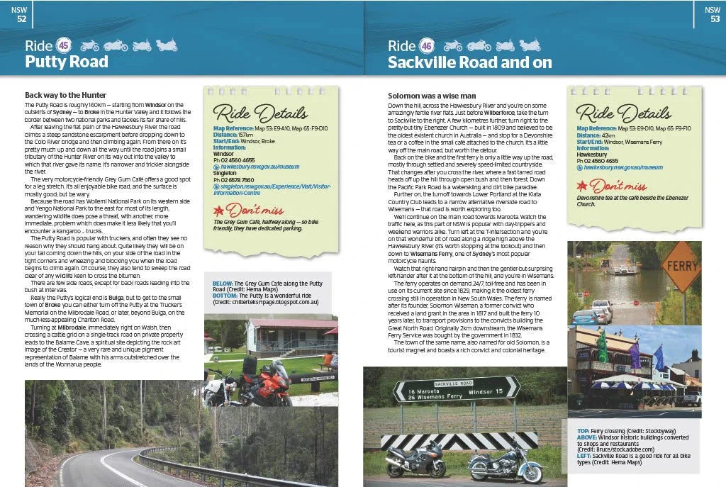 Atlas moto - Australie | Hema Maps atlas Hema Maps 