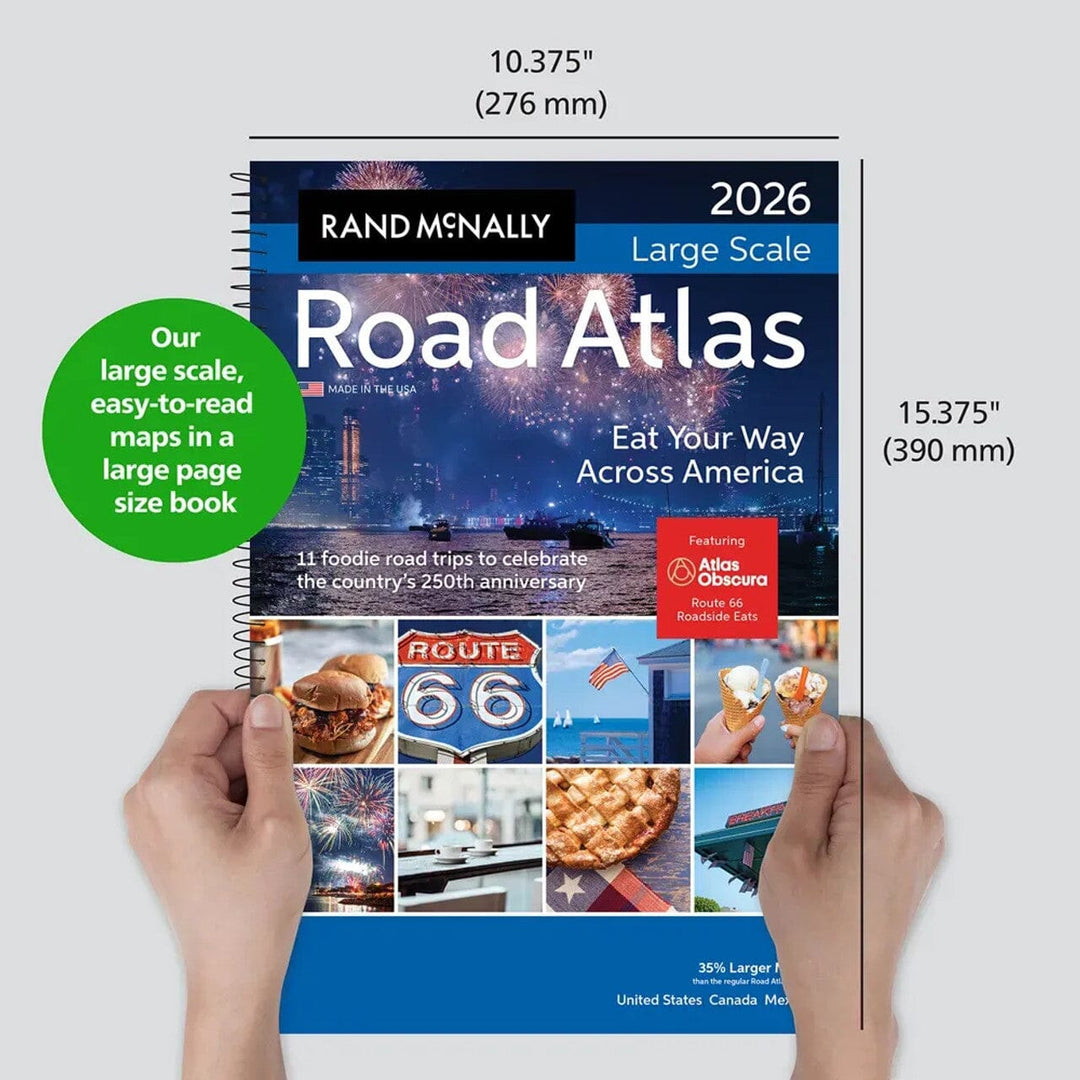 Atlas routier à grande échelle - États-Unis, Canada, Mexique 2026 | Rand McNally atlas Rand McNally 