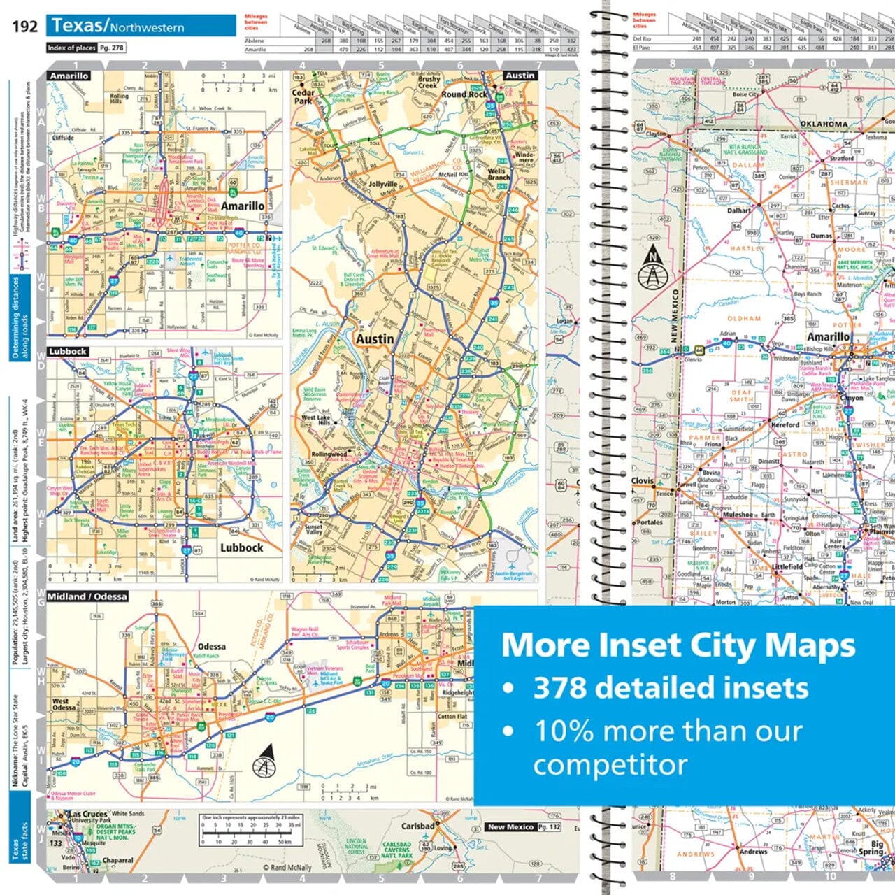 Atlas routier à grande échelle - États-Unis, Canada, Mexique 2026 | Rand McNally atlas Rand McNally 