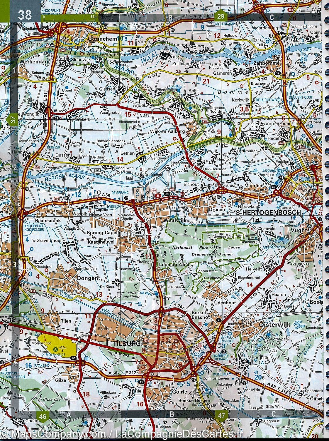 Atlas routier à spirales - Benelux 2026 | Michelin atlas Michelin