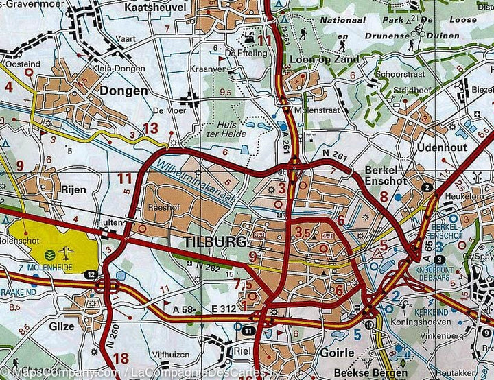 Atlas routier du Benelux | Michelin - La Compagnie des Cartes
