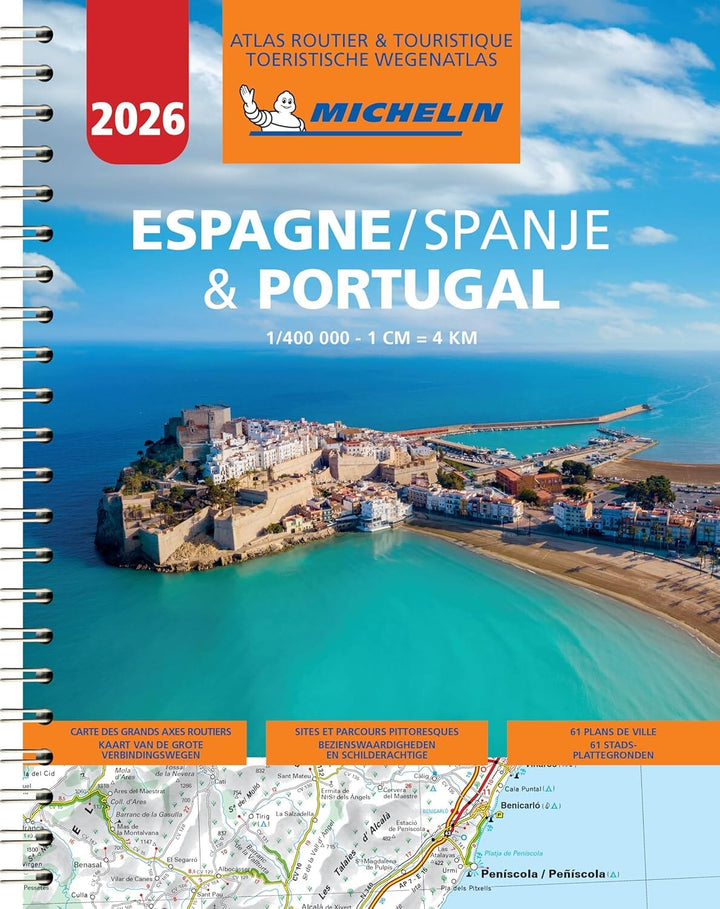 Atlas routier à spirales - Espagne & Portugal 2026 | Michelin atlas Michelin 