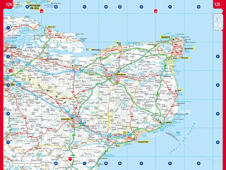 Atlas routier (à spirales)- Grande Bretagne, Irlande du Nord | Freytag & Berndt atlas Freytag & Berndt 