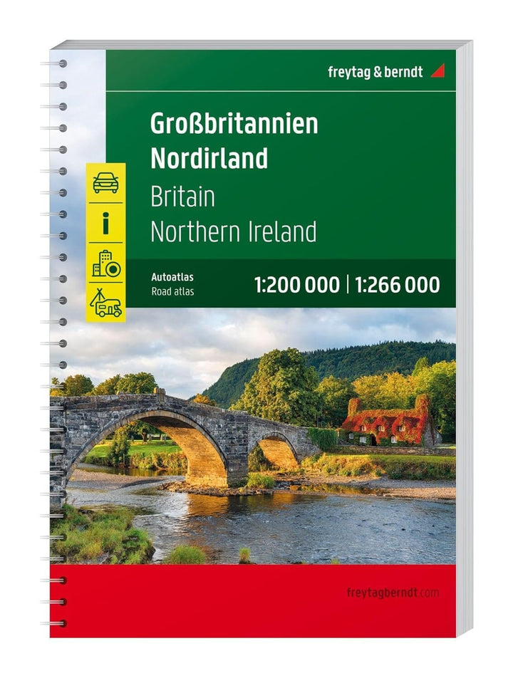 Atlas routier (à spirales) - Grande Bretagne, Irlande du Nord | Freytag & Berndt atlas Freytag & Berndt 