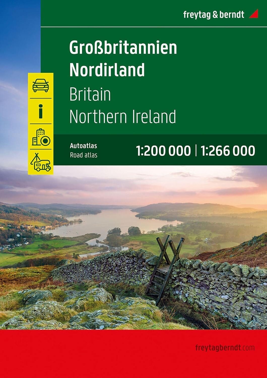 Atlas routier (à spirales) - Grande Bretagne, Irlande du Nord | Freytag & Berndt atlas Freytag & Berndt 