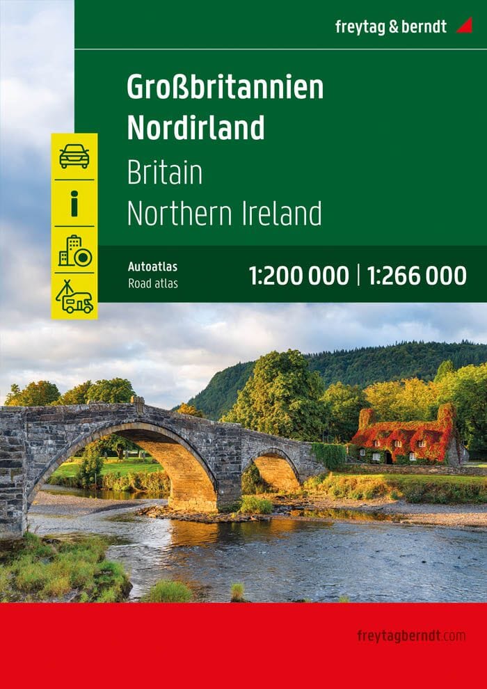Atlas routier (à spirales)- Grande Bretagne, Irlande du Nord | Freytag & Berndt atlas Freytag & Berndt 