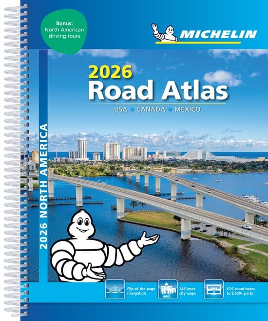 Spiral-bound road atlas - USA, Canada, Mexico 2026 | Michelin