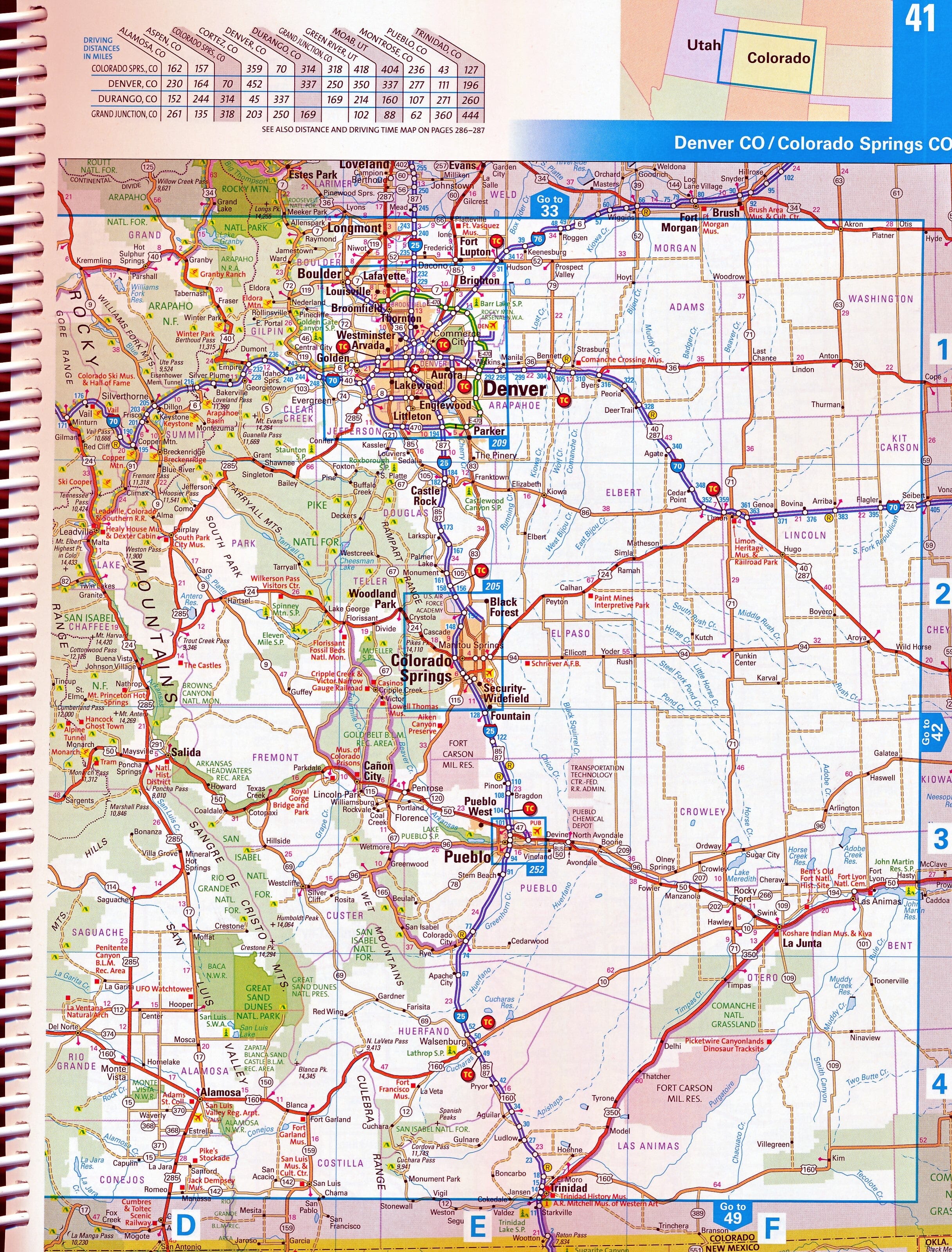 Spiral-bound road atlas - USA, Canada, Mexico 2026 | Michelin