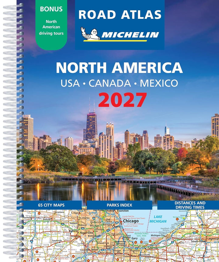 Atlas routier à spirales - USA, Canada, Mexique 2027 | Michelin atlas Michelin 