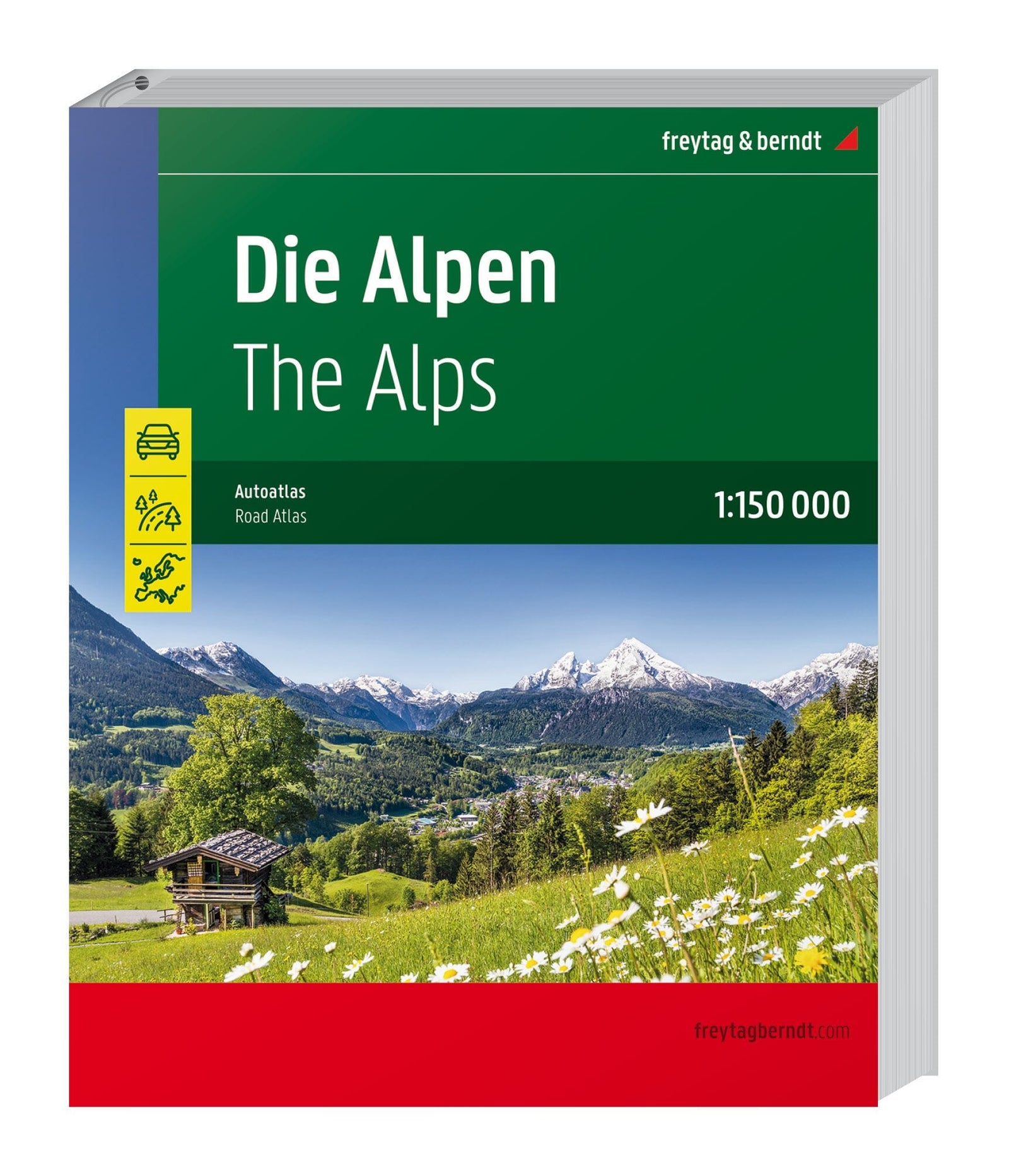 Atlas routier - Alpes | Freytag & Berndt atlas Freytag & Berndt 