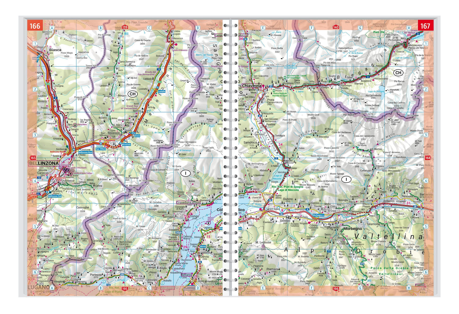 Atlas routier - Alpes | Freytag & Berndt atlas Freytag & Berndt 