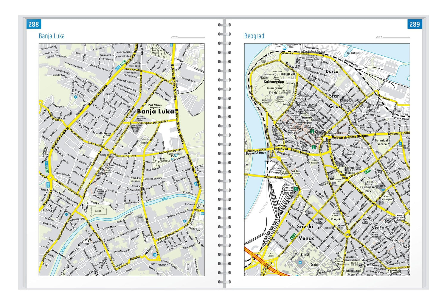 Atlas routier - Balkans Occidentaux (Albanie, Bosnie Herzégovine, Kosovo, Monténégro, Macédoine du Nord, Serbie) | Freytag & Berndt atlas Freytag & Berndt 