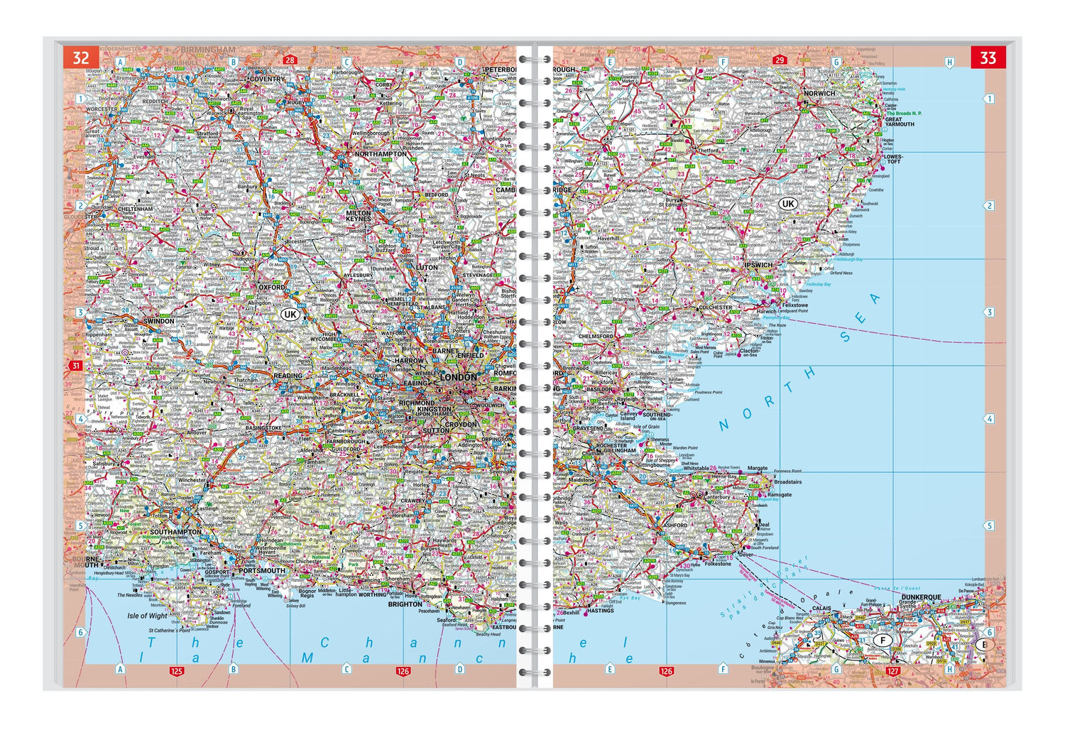 Atlas routier - Europe (à spirales) | Freytag & Berndt atlas Freytag & Berndt