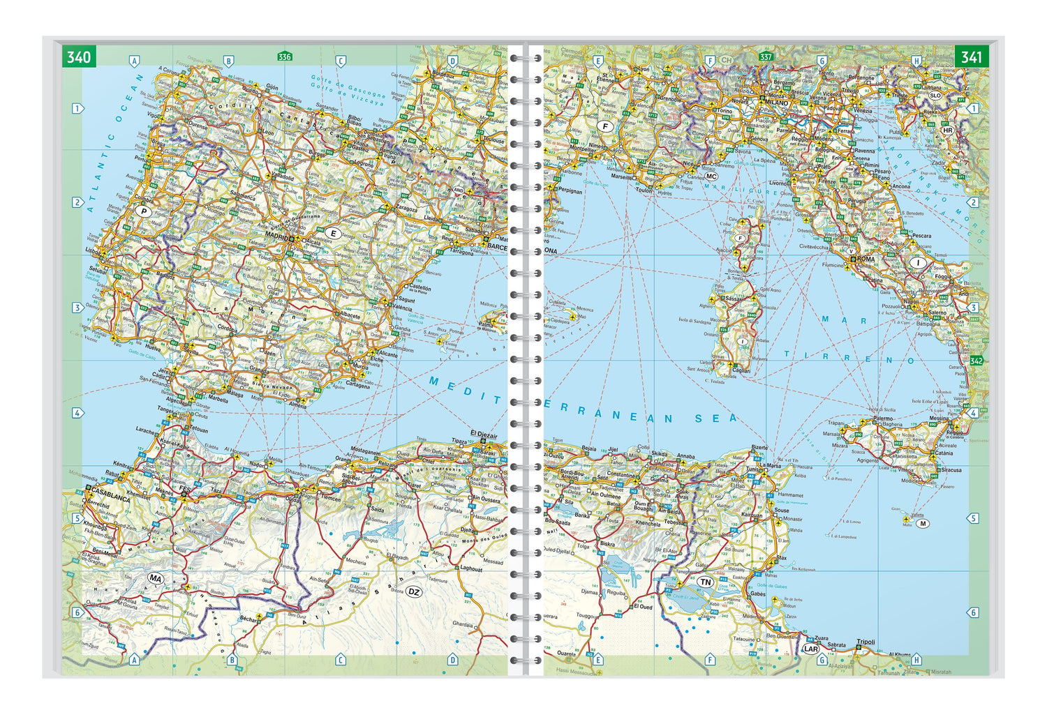 Atlas routier - Europe (à spirales) | Freytag & Berndt atlas Freytag & Berndt