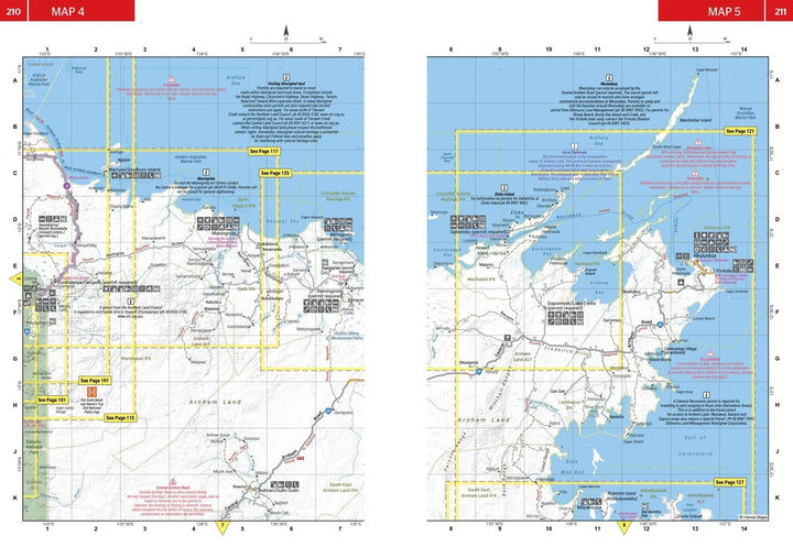Atlas routier et guide - Top End and Gulf (Australie) | Hema Maps atlas Hema Maps 