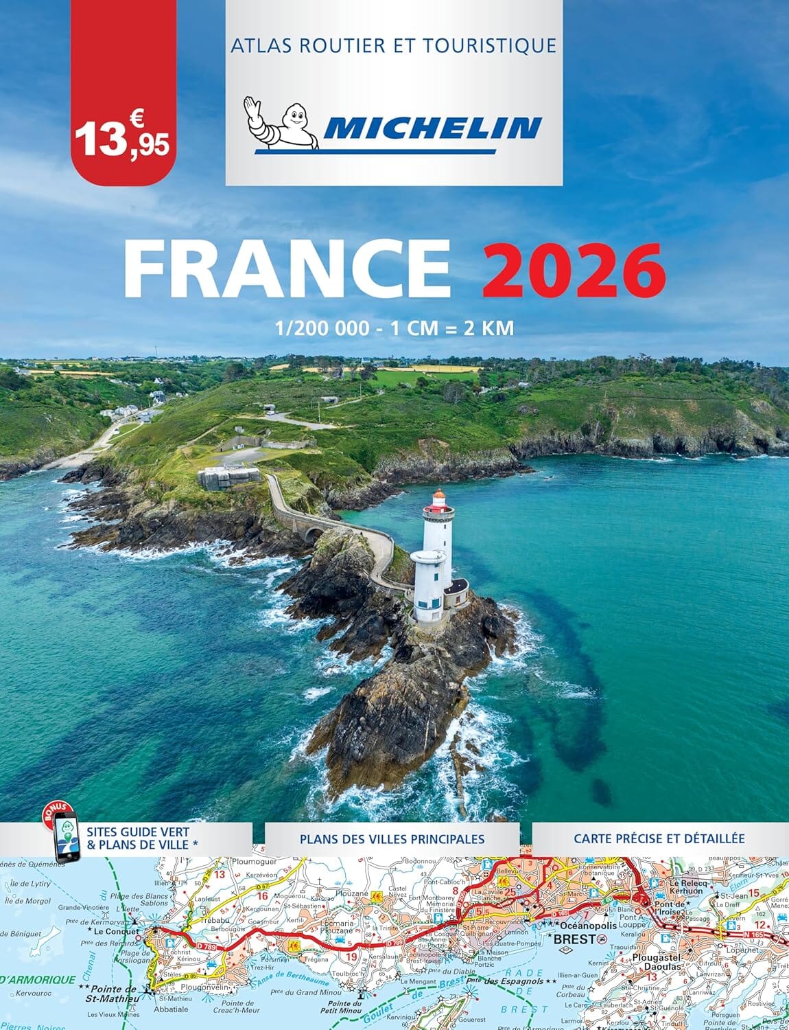 Atlas routier et touristique - France 2026 (broché) | Michelin atlas Michelin 