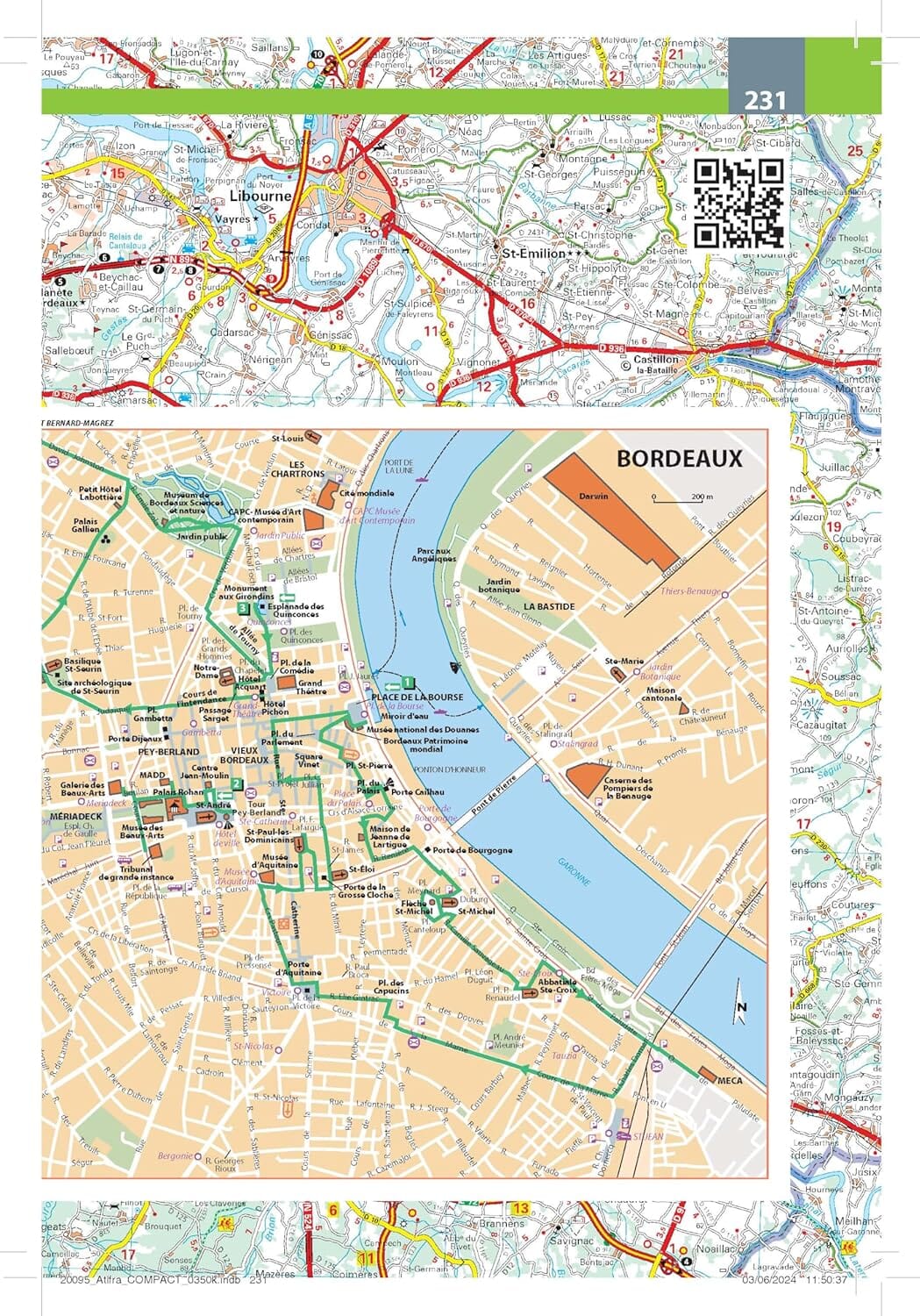 Small format road atlas - France (spiral-bound) - 2025 edition