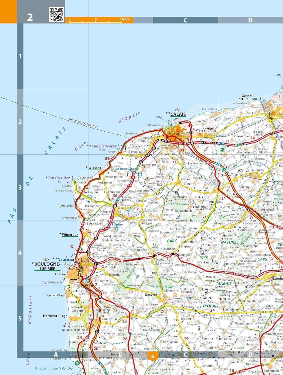 Laminated road and tourist atlas - France (spiral-bound) 2026