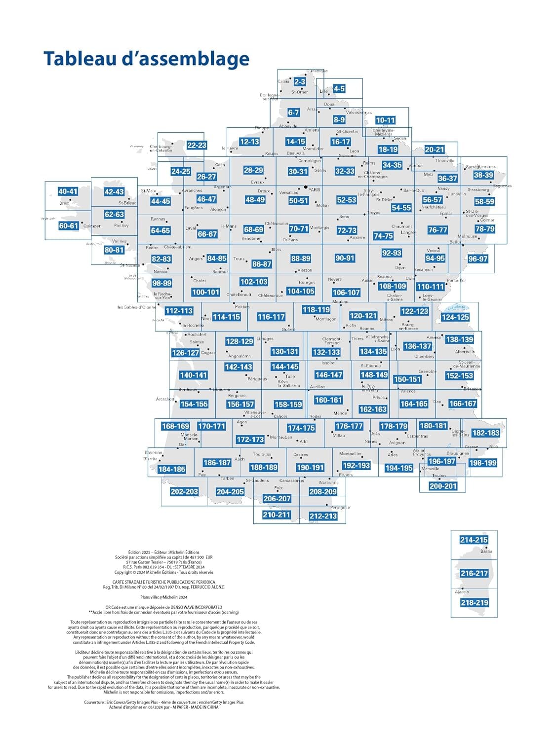 Laminated road and tourist atlas - France (spiral-bound) 2026