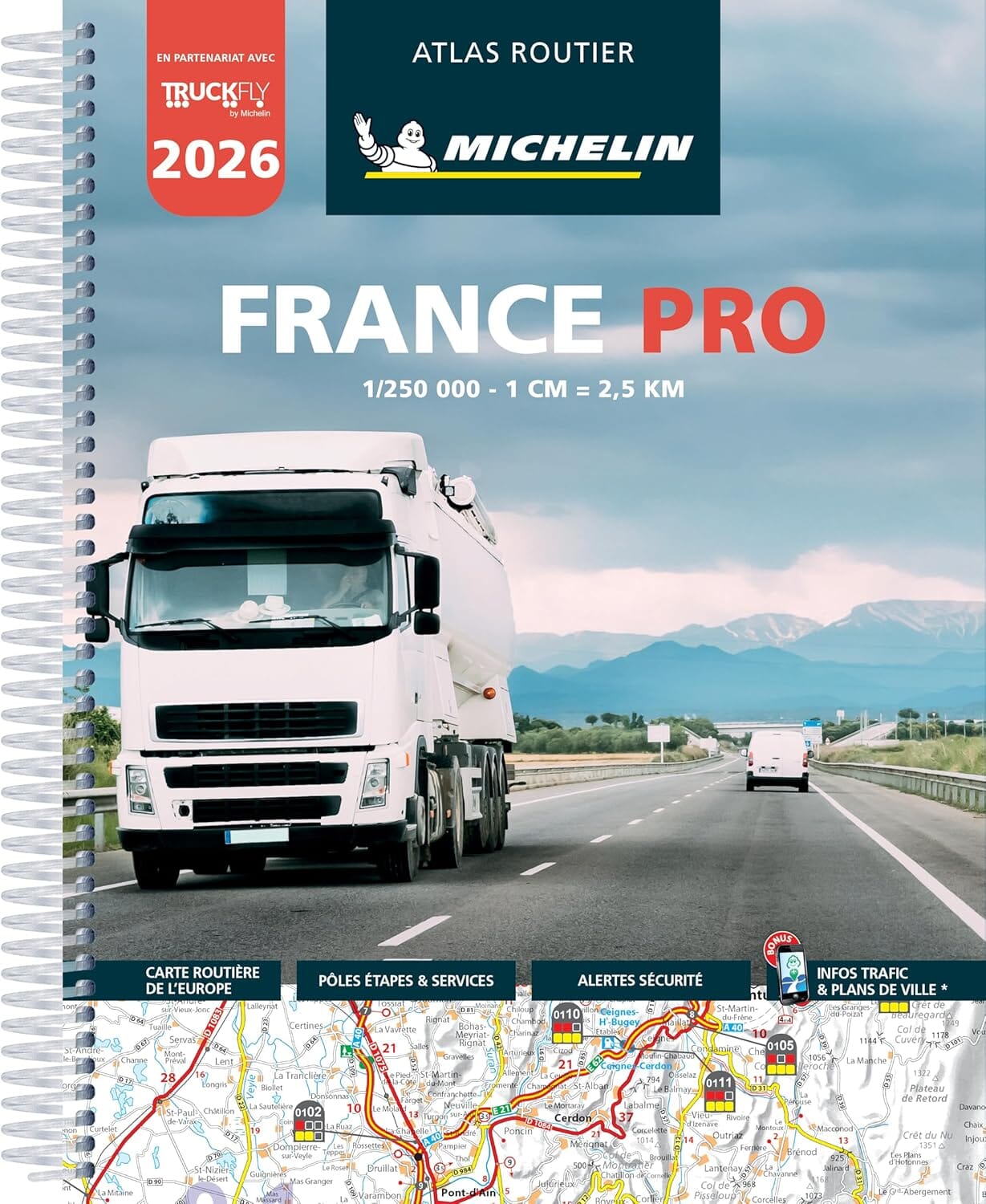 Atlas routier - France PRO 2026 (à spirales) | Michelin atlas Michelin 