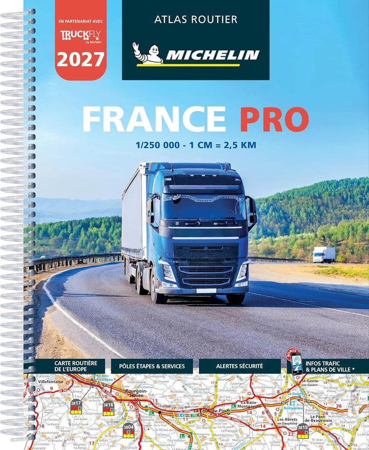 Atlas routier - France PRO 2027 (à spirales) | Michelin atlas Michelin 