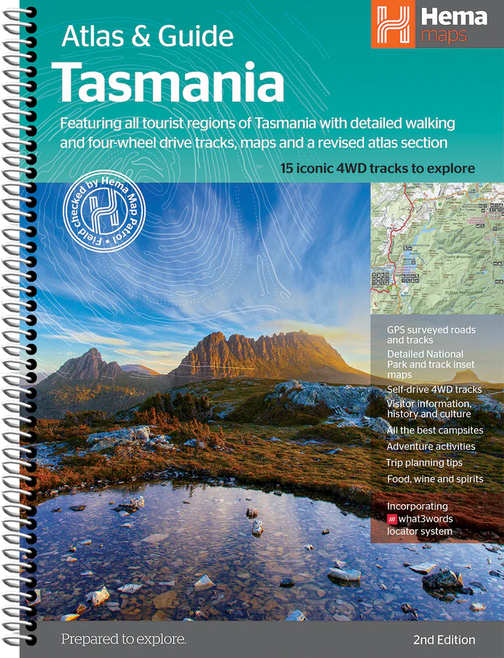 Atlas routier & guide - Tasmanie (format A4) | Hema Maps atlas Hema Maps 