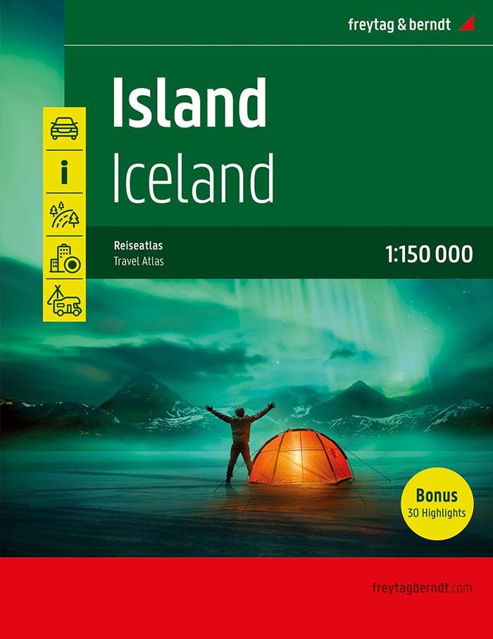 Atlas routier - Islande (à spirales) | Freytag & Berndt atlas Freytag & Berndt 
