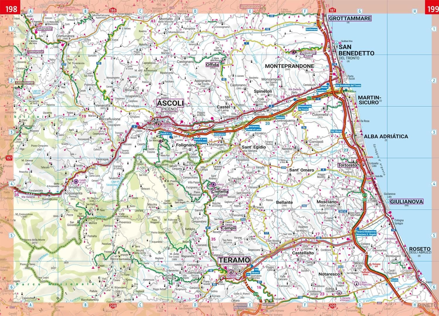 Atlas routier - Italie 2026, avec spirales | Freytag & Berndt atlas Freytag & Berndt