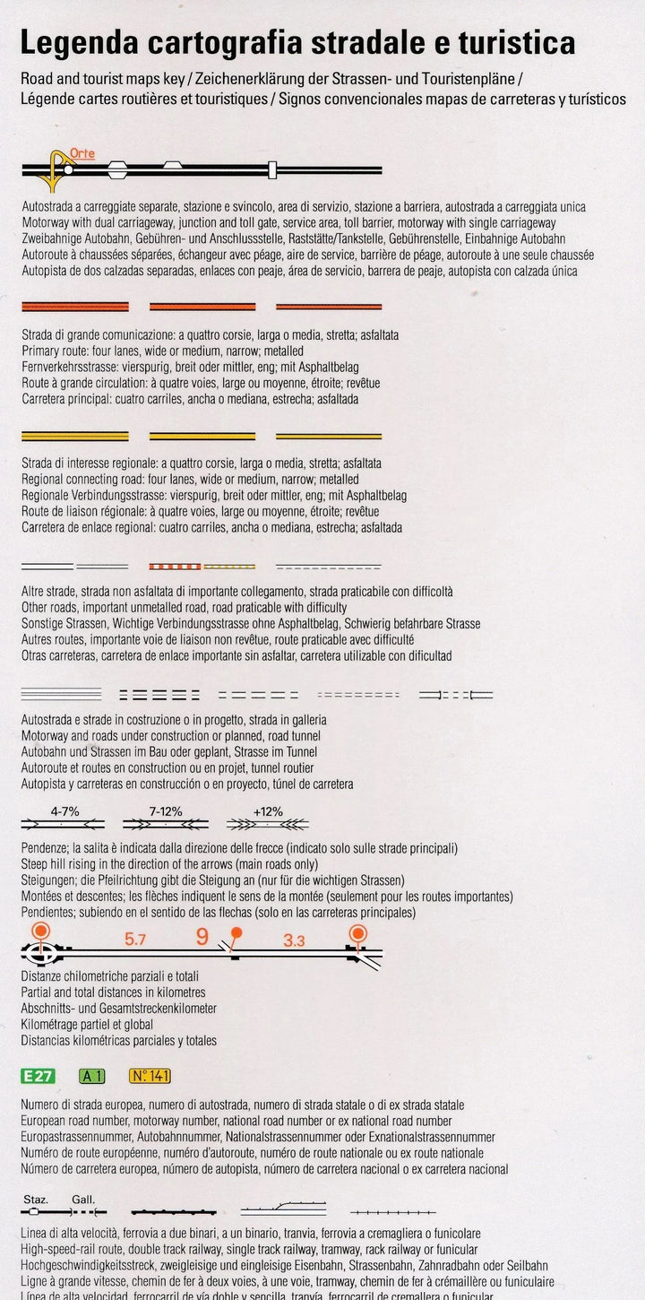 Atlas routier - Italie 2026/27 | Touring Club Italiano atlas Touring Club Italiano 