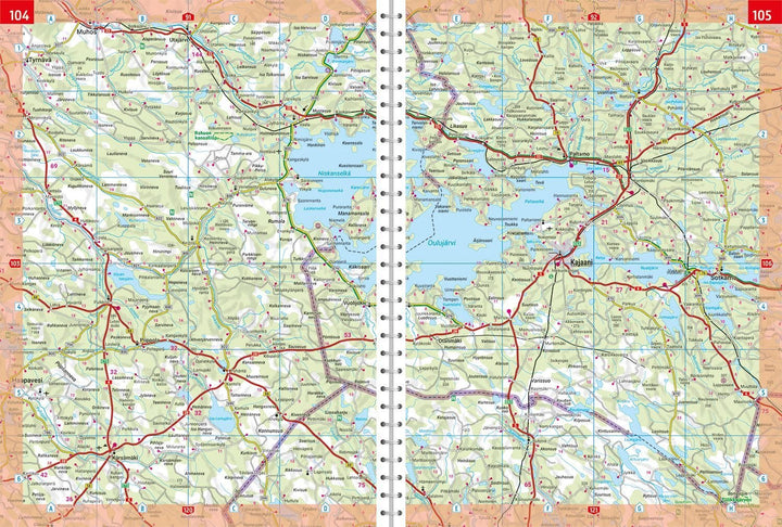 Atlas routier - Scandinavie (Danemark, Norvège, Suède, Finlande) | Freytag & Berndt atlas Freytag & Berndt 
