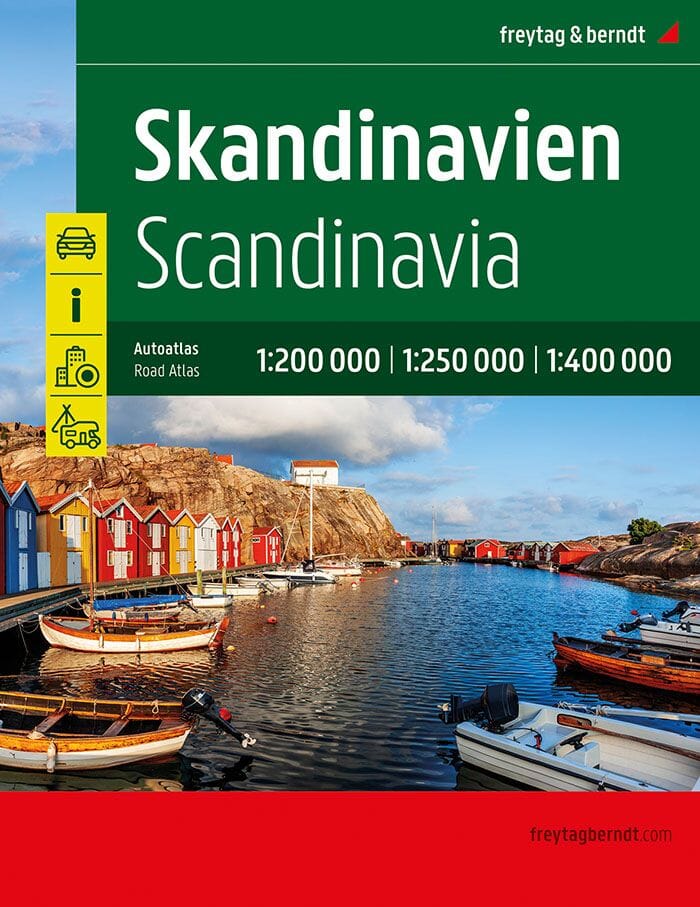 Road atlas - Scandinavia (Denmark, Norway, Sweden, Finland