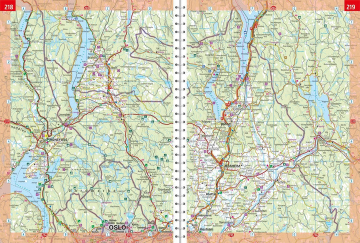 Atlas routier - Scandinavie (Danemark, Norvège, Suède, Finlande) | Freytag & Berndt atlas Freytag & Berndt 