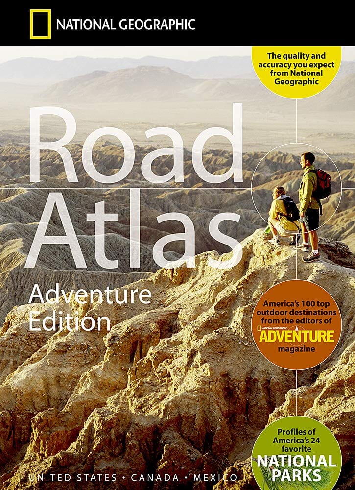 Atlas routier très grand format - USA, Canada & Mexique (38 x 28,3 cm) | National Geographic atlas National Geographic 