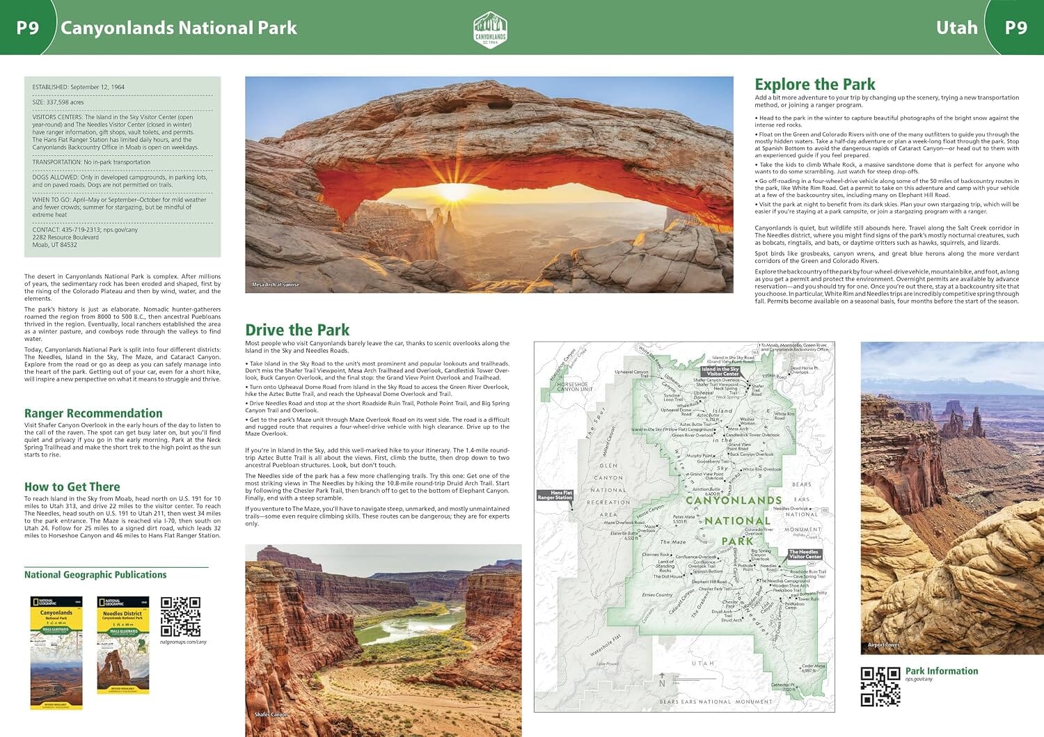 Atlas routier - US National Parks 2027 | National Geographic atlas National Geographic 