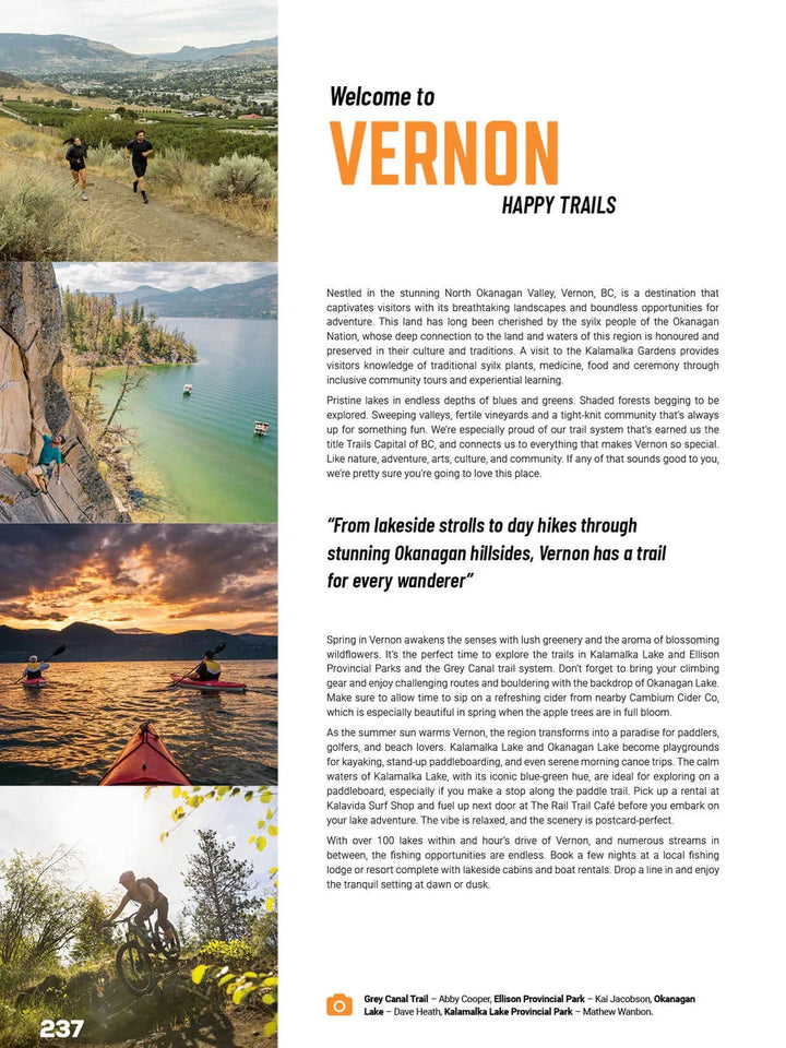 Atlas - Thompson Okanagan (Colombie Britannique) | Backroads Mapbooks atlas Backroads Mapbooks 