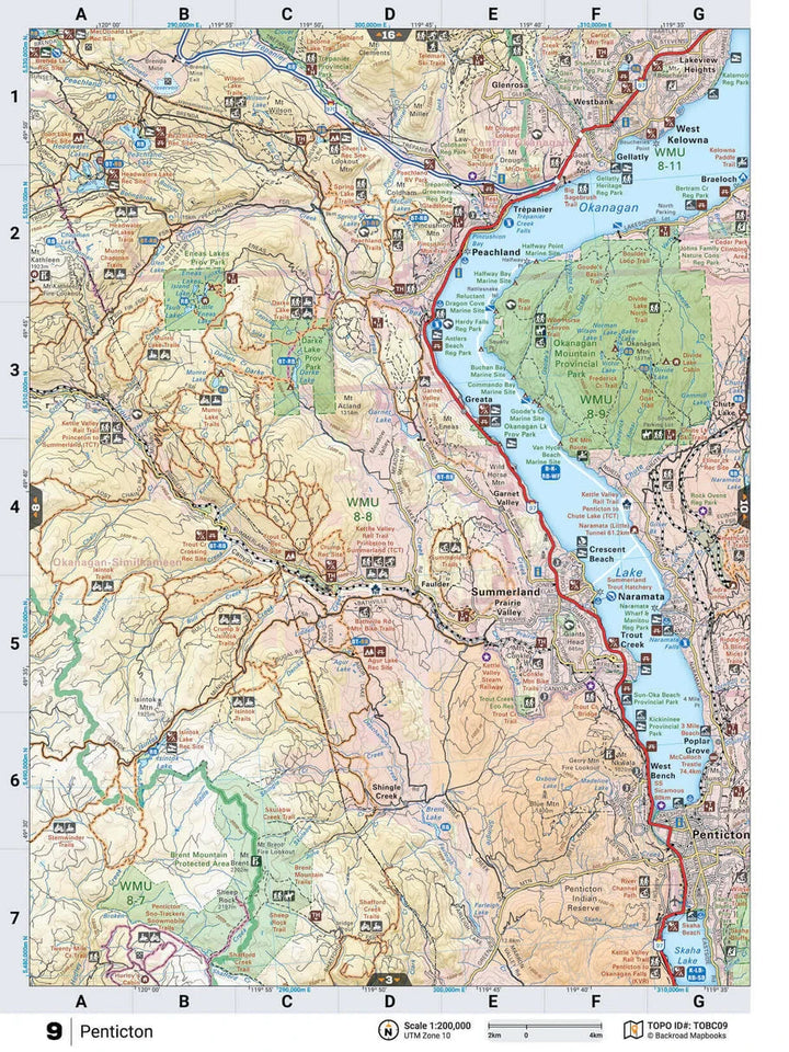 Atlas - Thompson Okanagan (Colombie Britannique) | Backroads Mapbooks atlas Backroads Mapbooks 