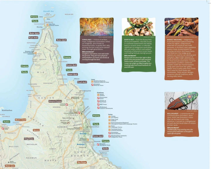 Australia Indigenous Journeys | Hema Maps carte routière Hema Maps 