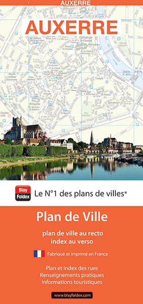 Auxerre, Yonne - Plan de ville | Blay Foldex plan de ville Blay Foldex