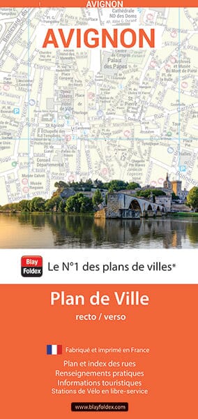 Avignon, Vaucluse - Plan de ville | Blay Foldex plan de ville Blay Foldex