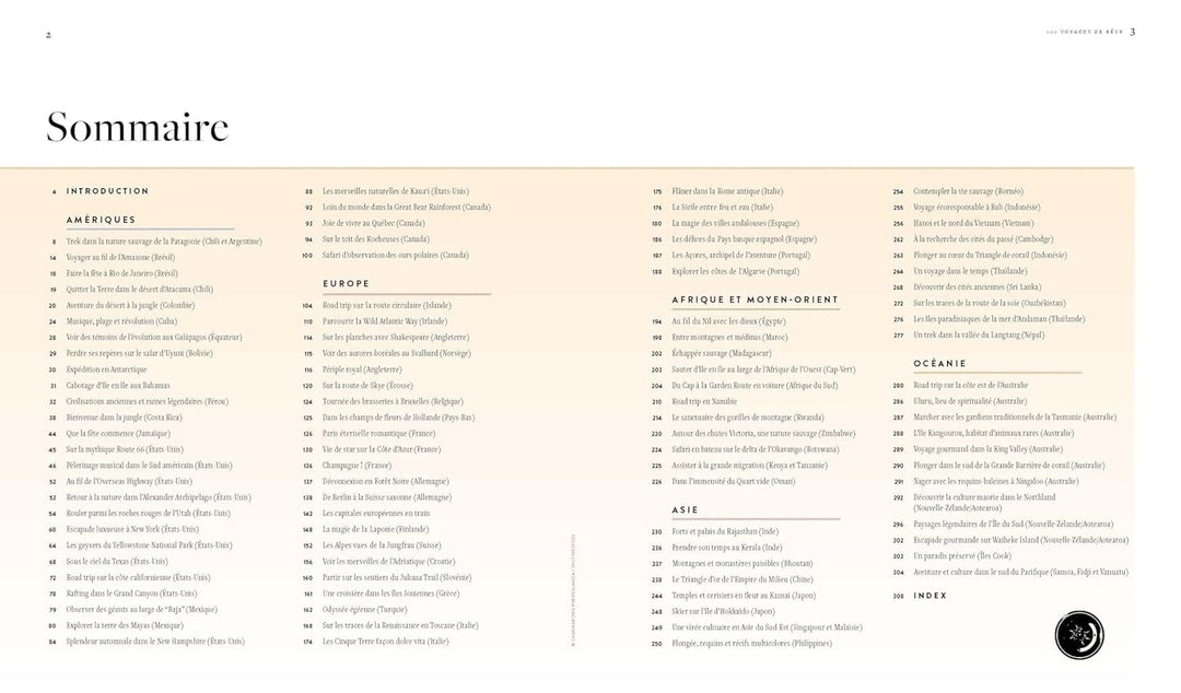 Beau livre - 100 voyages de rêve | Lonely Planet beau livre Lonely Planet 