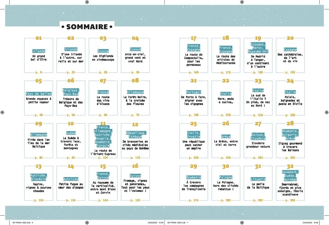 Beau livre - En train : 32 itinéraires pour voyager autrement en Europe | Gallimard beau livre Gallimard 