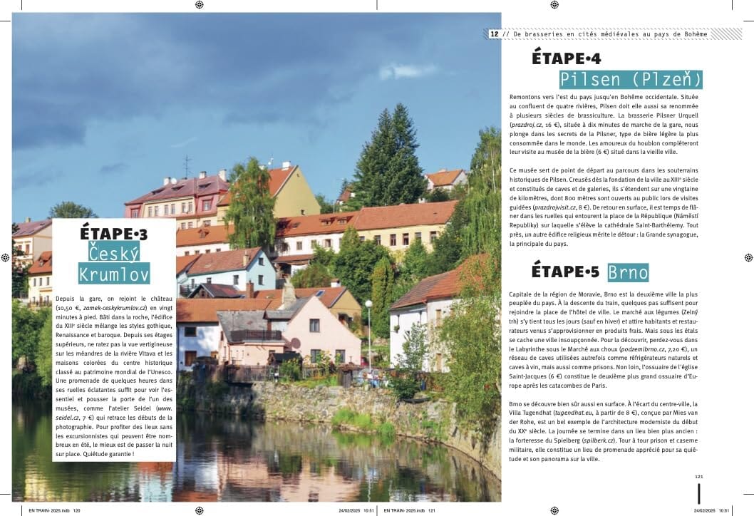 Beau livre - En train : 32 itinéraires pour voyager autrement en Europe | Gallimard beau livre Gallimard 