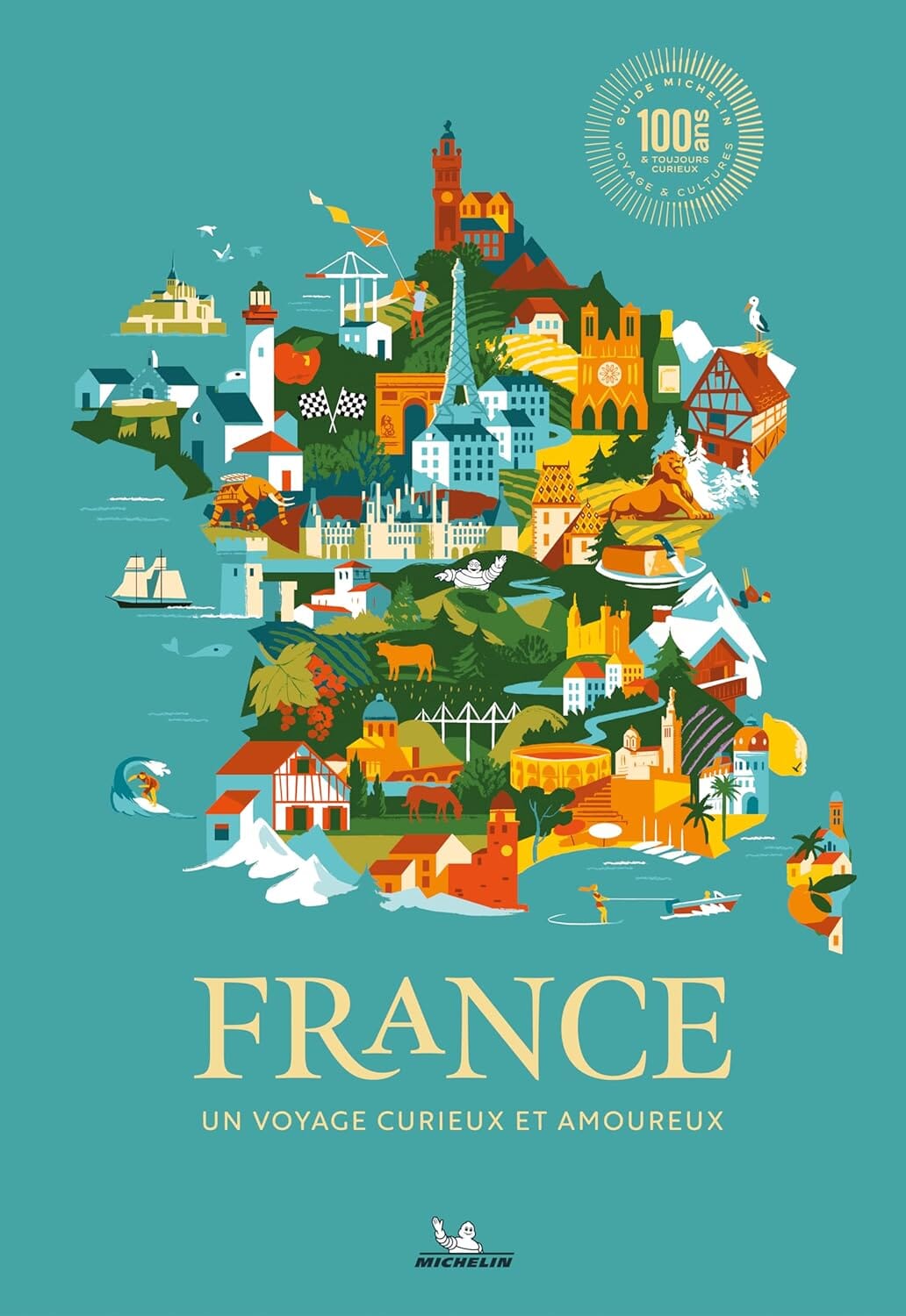 Beau livre - France : Un voyage curieux et amoureux | Michelin beau livre Michelin 