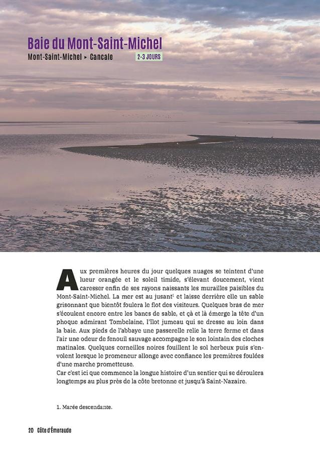 Beau livre - GR®34: Le sentier des Douaniers de la baie du mont-Saint-Michel à Saint-Nazaire | Glénat beau livre Glénat 