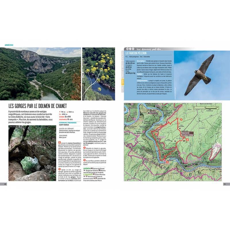 Beau livre - Les plus belles randonnées de France : Découverte de la nature | Chamina beau livre Chamina 