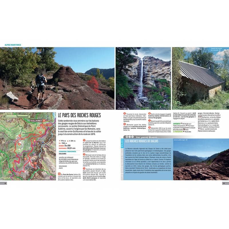 Beau livre - Les plus belles randonnées de France : Découverte de la nature | Chamina beau livre Chamina 