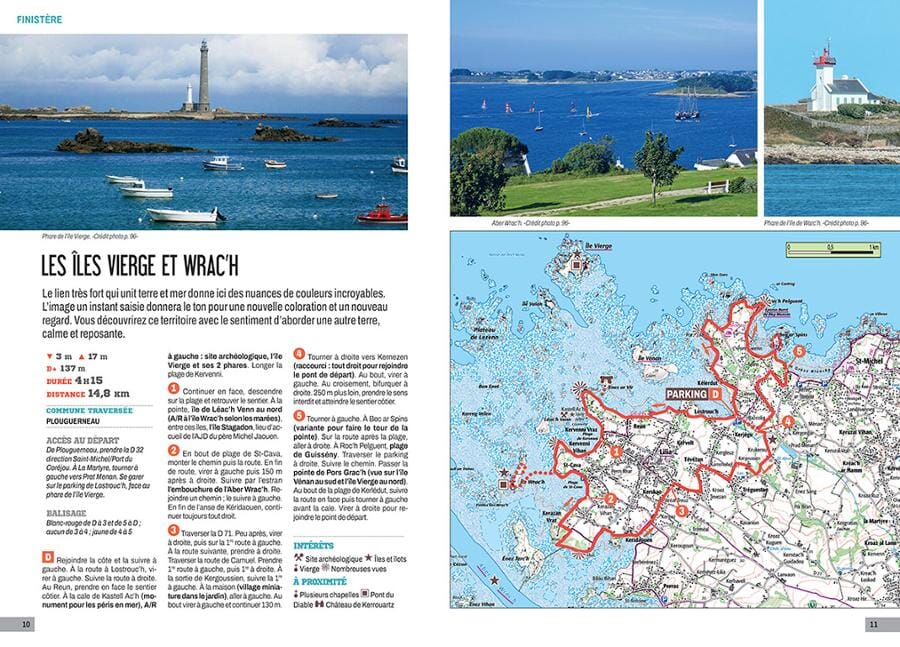 Beau livre - Les plus belles randonnées en Bretagne | Chamina beau livre Chamina 