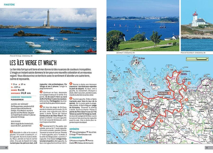 Beau livre - Les plus belles randonnées en Bretagne | Chamina beau livre Chamina 