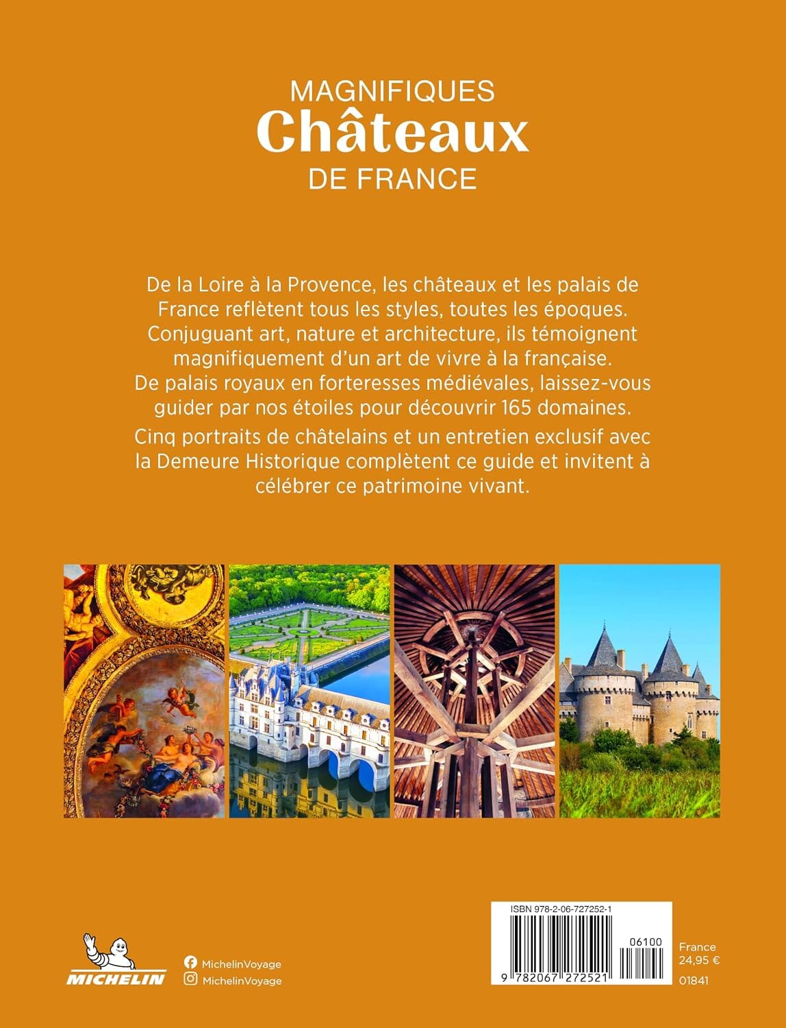 Beau livre - Magnifiques châteaux de France 2026 | Michelin beau livre Michelin