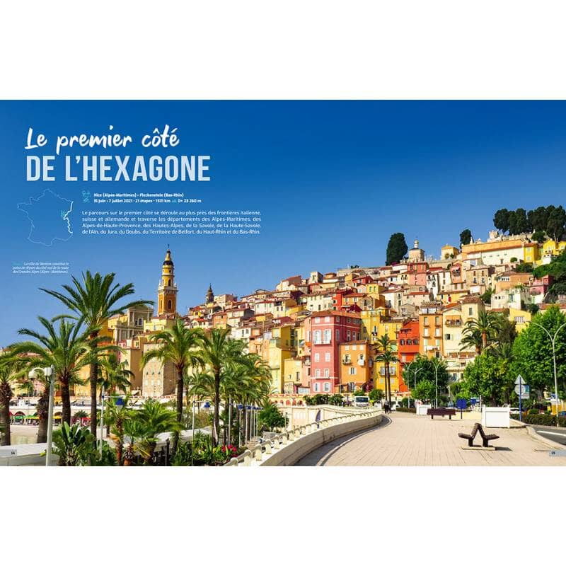 Beau livre - Mon tour de l'Hexagone à vélo | Chamina beau livre Chamina 